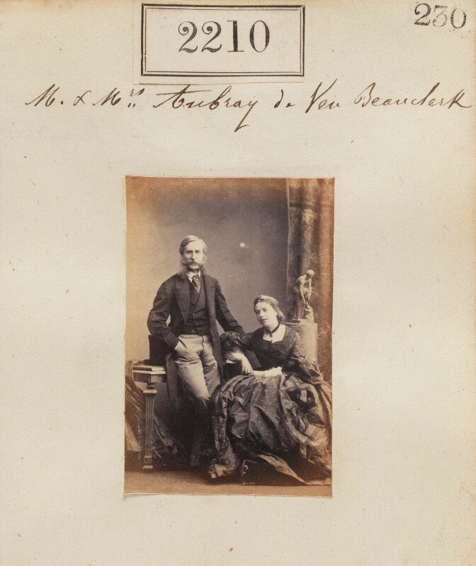 Aubrey de vere beauclerk; evelyn georgina matilda beauclerk (née fitzroy, later mrs watson taylor) npg ax51598