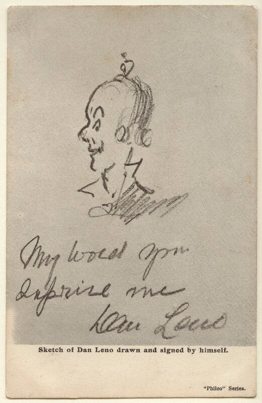 Sketch of dan leno npg ax160024