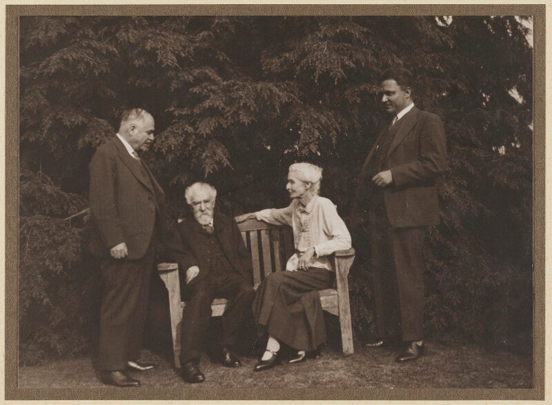 Ivan mikhailovich maisky; sidney james webb, baron passfield; beatrice webb; kirill vasilyevich novikov npg p1292(61)