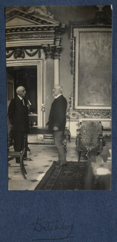 Harold lee dillon, 17th viscount dillon and an unknown man npg ax141737