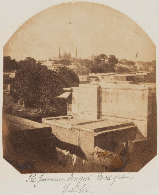 The jama masjid mosque, delhi npg ax196632