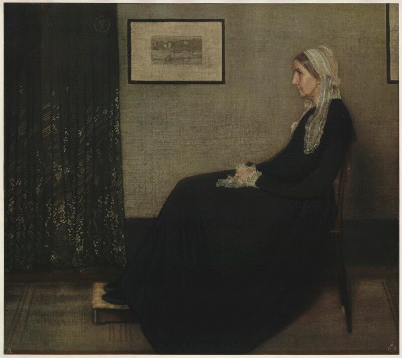 Anna mcneill whistler ('arrangement in grey and black: the artist's mother') npg d37559