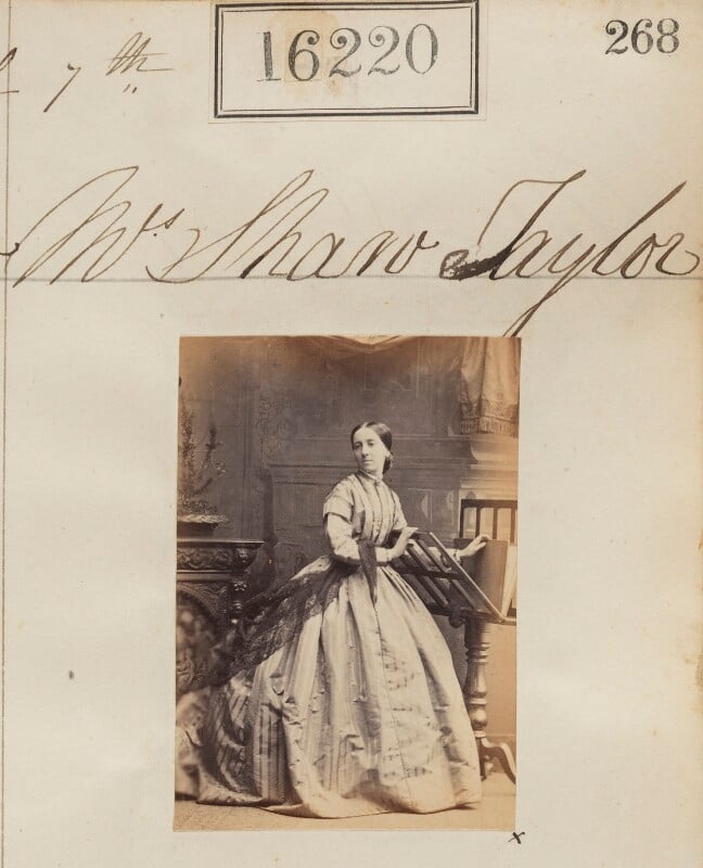 Mrs shaw taylor npg ax64139