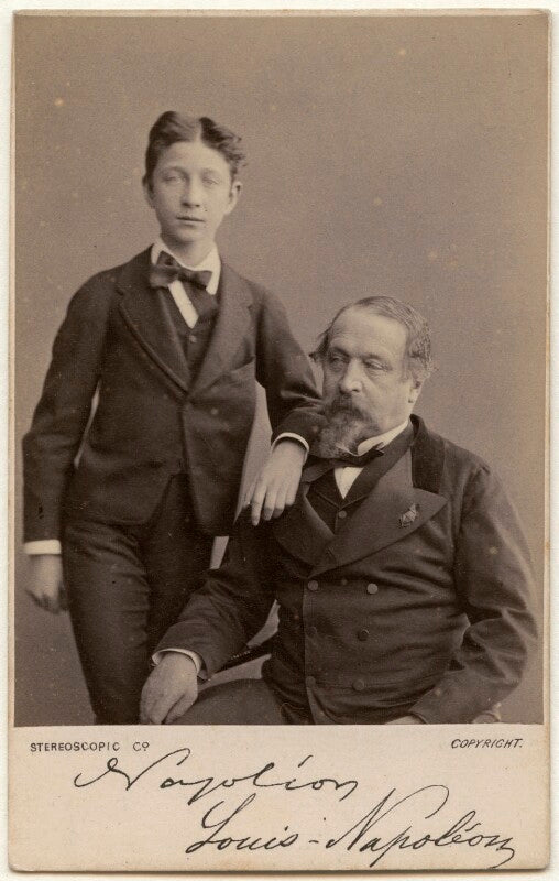 Napoléon, prince imperial; napoléon iii, emperor of france npg x28181