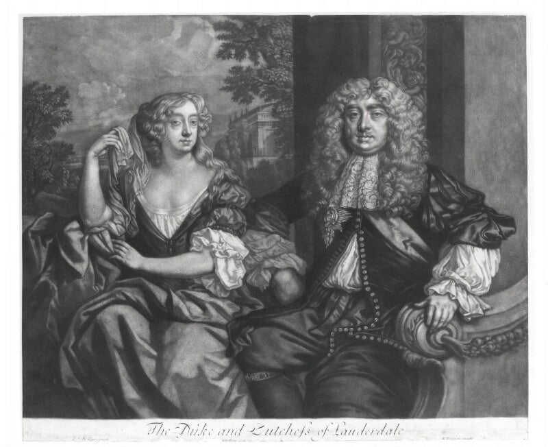 John maitland, duke of lauderdale; elizabeth murray, duchess of lauderdale and countess of dysart npg d13147