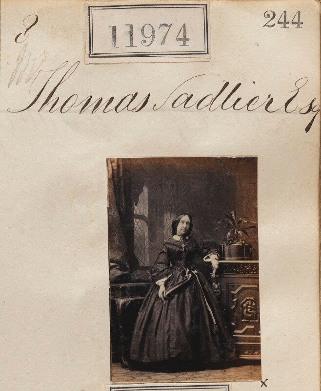 Mrs thomas sadlier npg ax61650