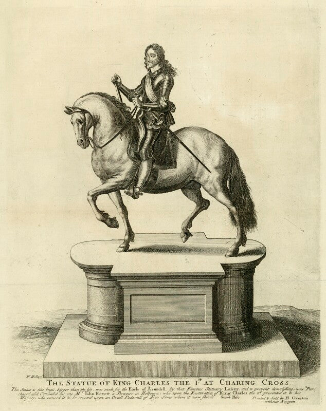 The statue of king charles i at charing cross npg d26343