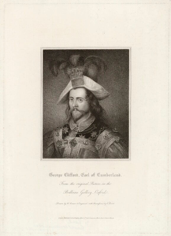 George clifford, 3rd earl of cumberland npg d34421