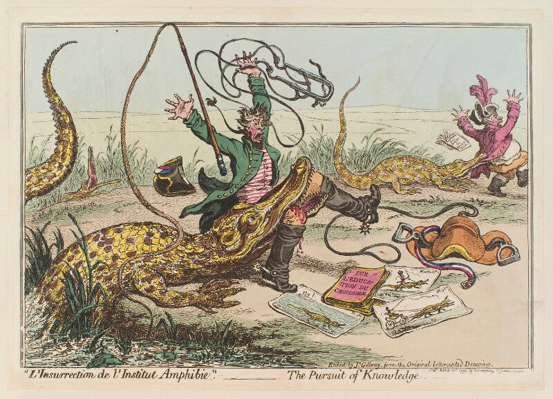 '"l'insurrection de l'institut amphibie." the pursuit of knowledge' npg d12680