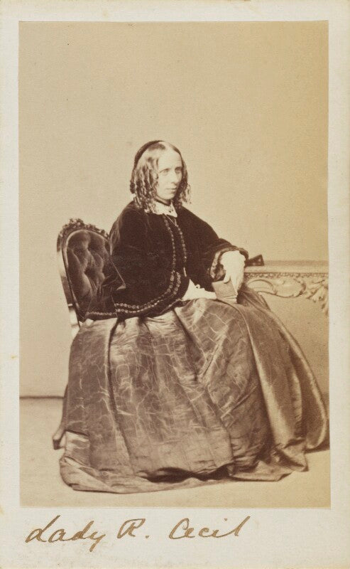 Georgina gascoyne cecil (née alderson), marchioness of salisbury npg ax9657