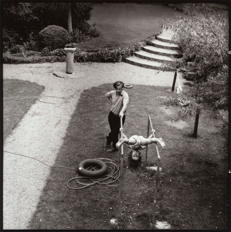 Peter lanyon with his daughter anna mary lanyon npg x134159