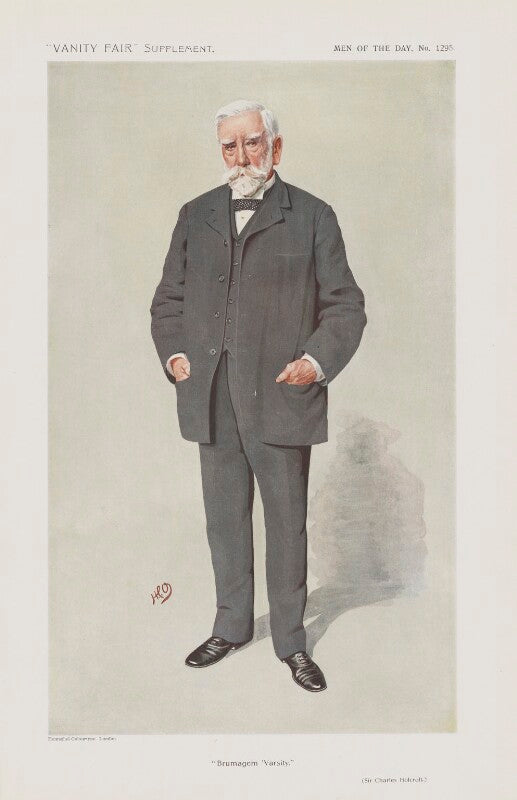 Sir charles holcroft, 1st bt ('men of the day. no. 1295. "brumagem 'varsity."') npg d45626