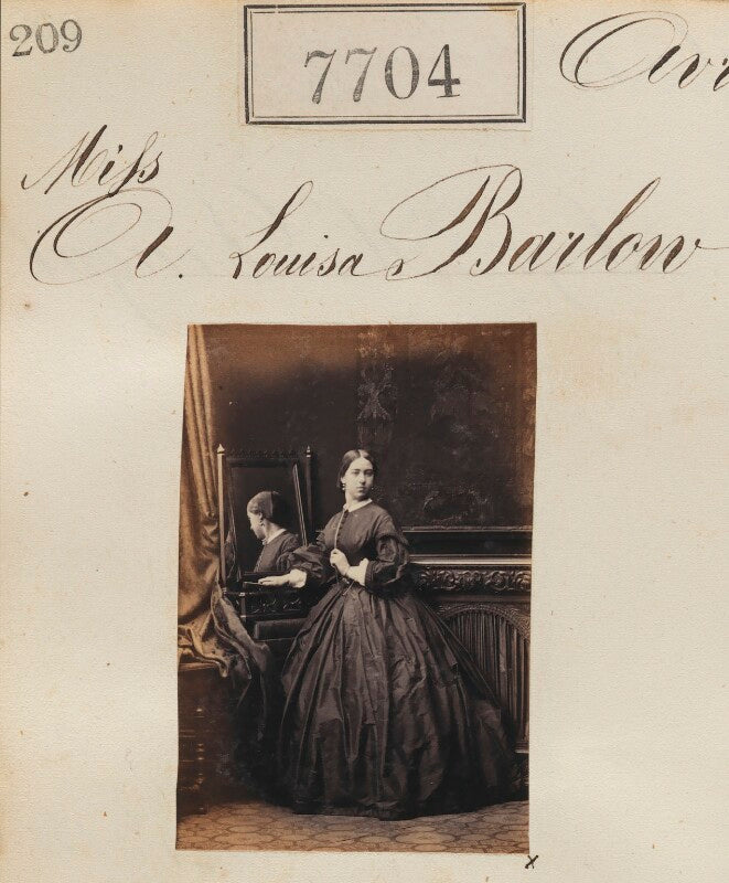 Miss a. louisa barlow npg ax57543