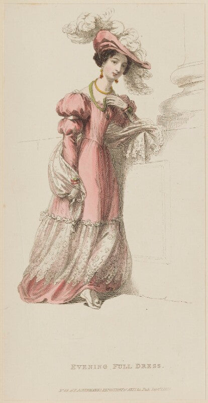 'evening full dress', september 1828 npg d47615