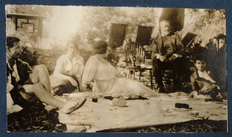 Geoffrey nelson; dorothy brett; lady ottoline morrell; mr blay; mark gertler npg ax140699