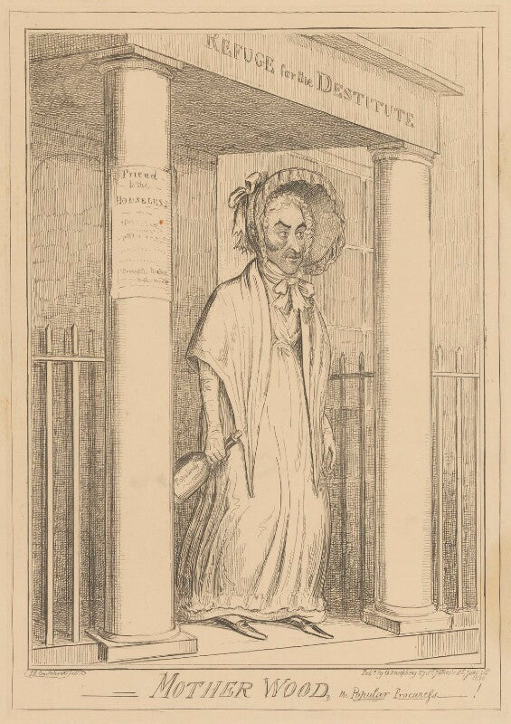 Mother wood, the popular procuress ! (sir matthew wood, 1st bt) npg d17930