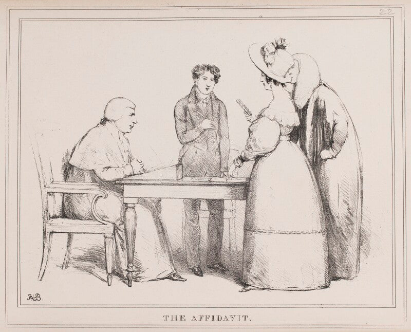 The affidavit npg d40957