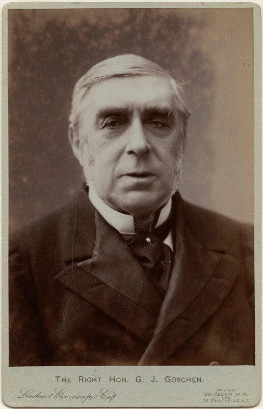 George joachim goschen, 1st viscount goschen npg x17085