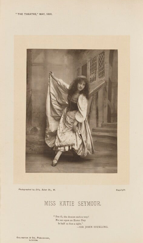 Katie seymour as blanche darc in joan of arc npg ax46554