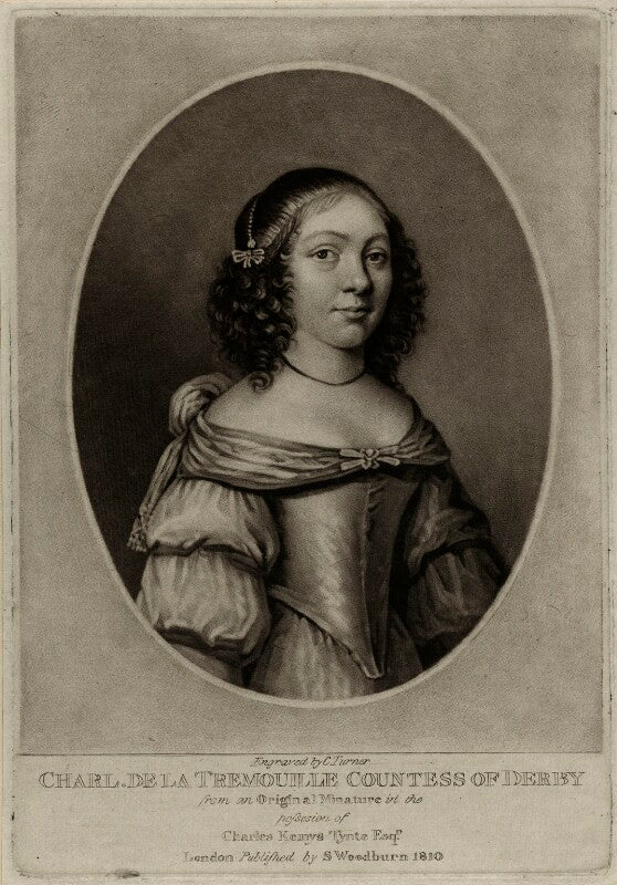 Charlotte stanley (née de la trémoille), countess of derby npg d28417