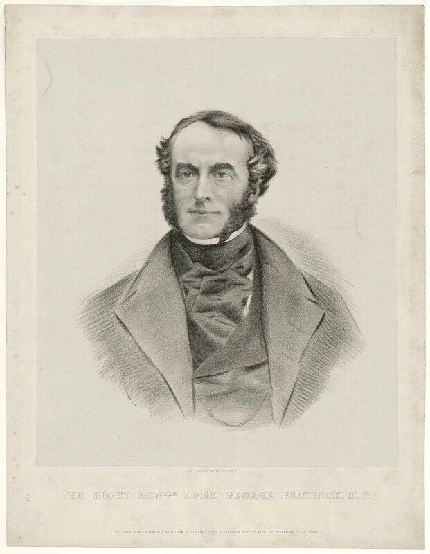 Lord george cavendish bentinck npg d31676