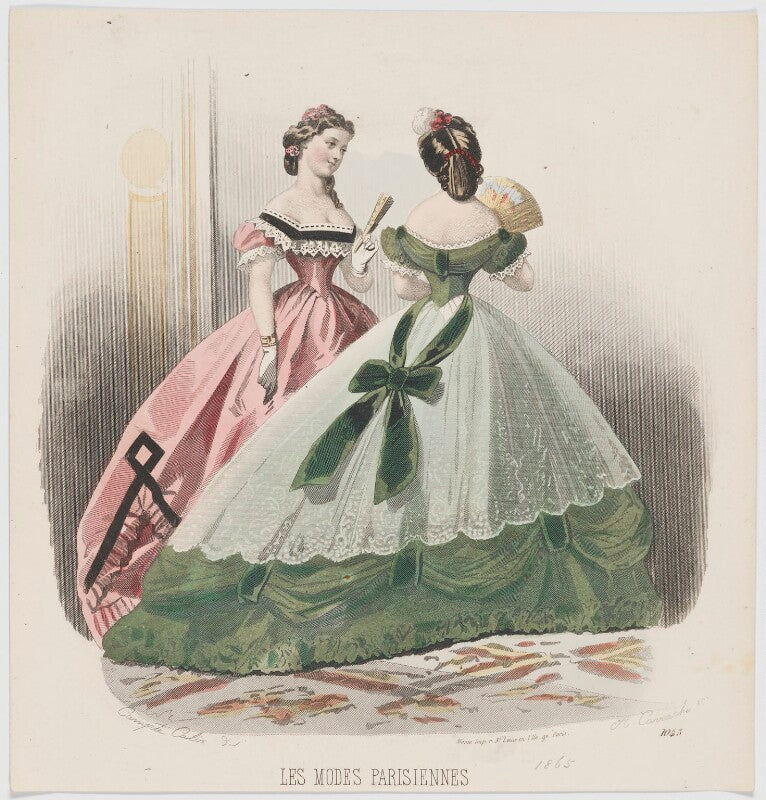Evening dresses, 1864 npg d48018