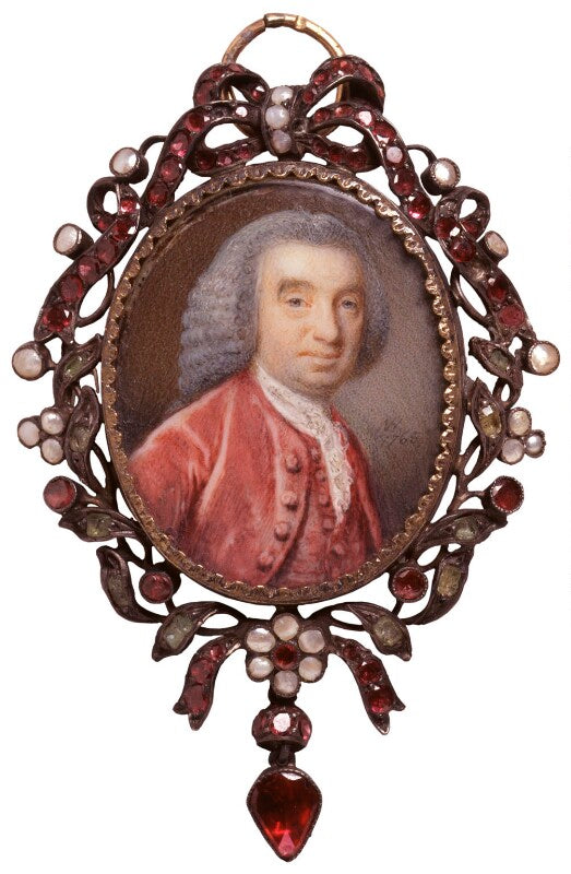 Unknown man, formerly known as peter collinson npg 6283