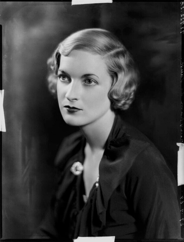 Violet valerie brougham (née french), lady brougham and vaux (later mrs kindersley) npg x151172