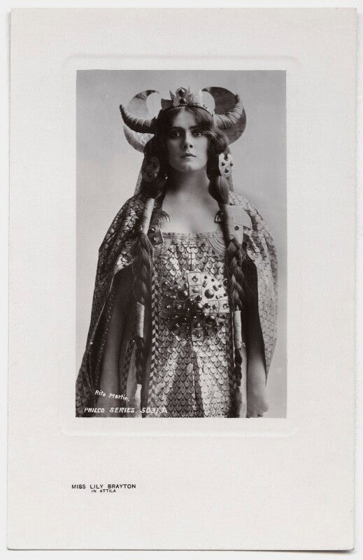 Lily brayton as ildico in 'attila' npg x131480