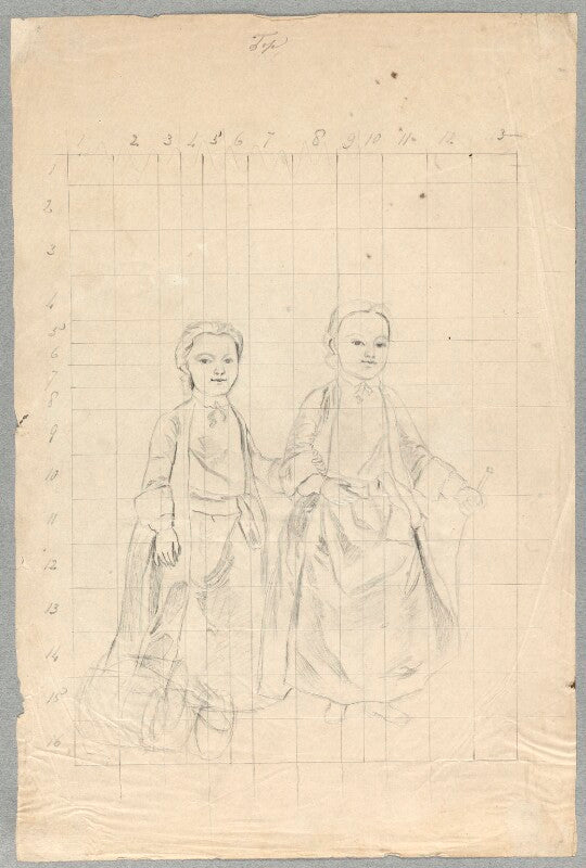 Two unknown children npg d23122