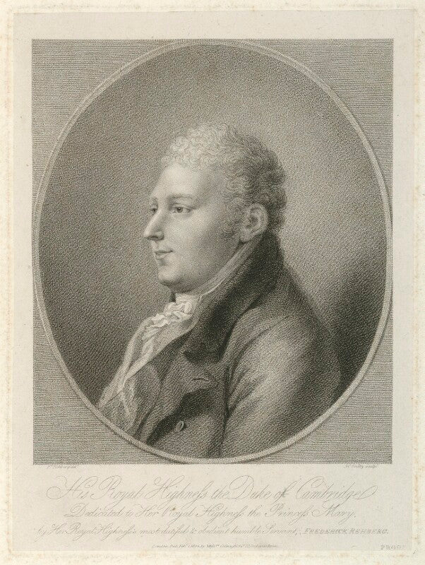 Prince adolphus frederick, duke of cambridge npg d33285