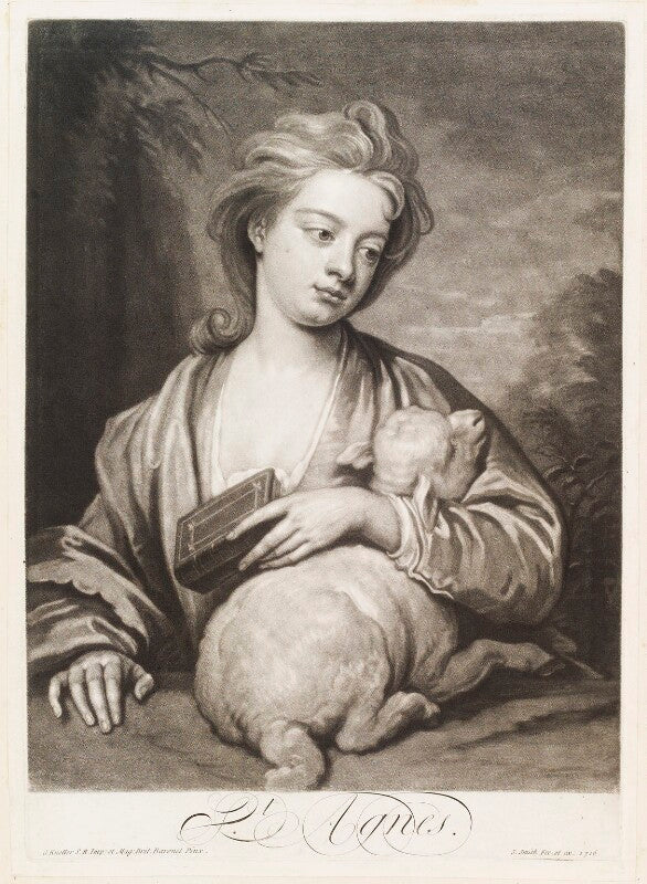 Catherine (née kneller) huckle as st agnes npg d11726