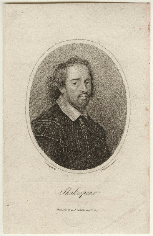 Memorial portrait of william shakespeare npg d21646