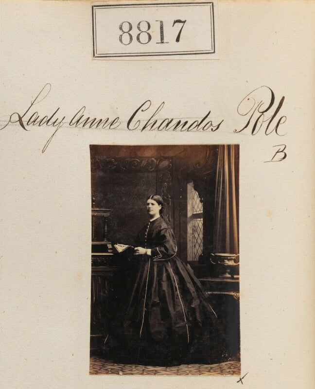 Lady anna carolina chandos pole (née stanhope) npg ax58640