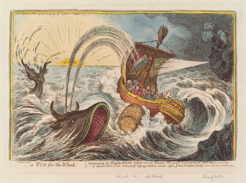 'a tub for the whale' npg d12862