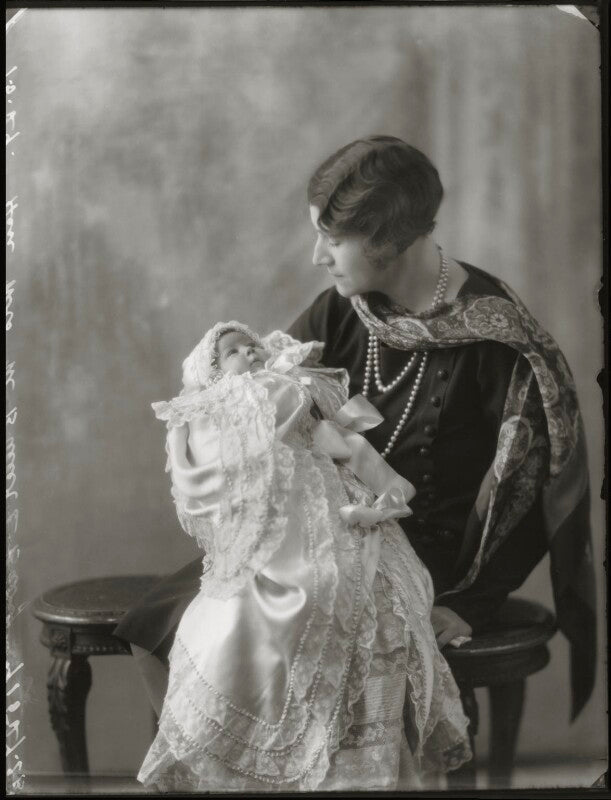 Iris dawn (née buller), lady ferguson davie; hon. noorouz weston buller (née cable) npg x124547