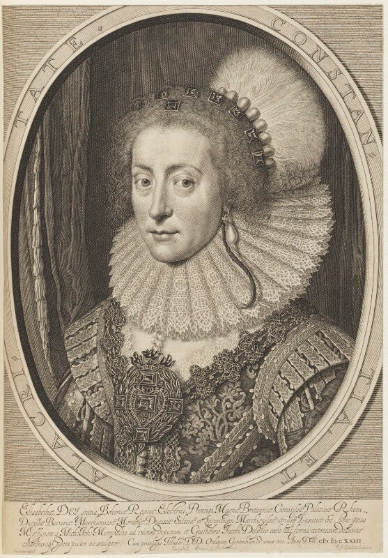 Princess elizabeth, queen of bohemia and electress palatine npg d19040