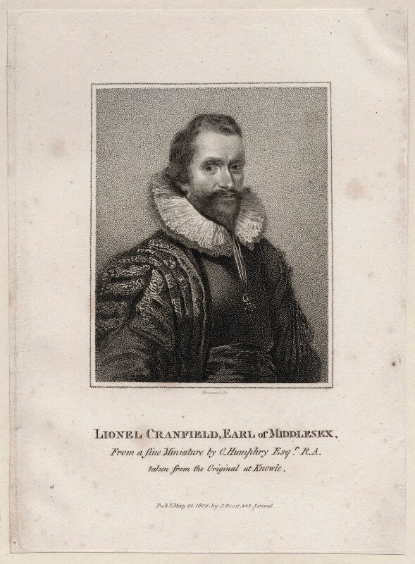 Lionel cranfield, 1st earl of middlesex npg d28219