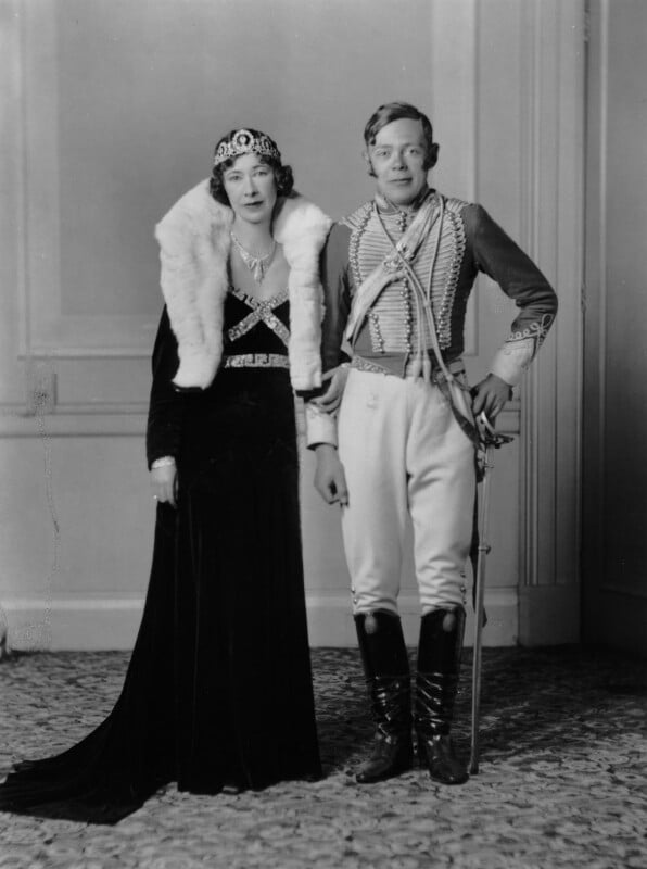 (lilian) maud glen (née coats), duchess of wellington; henry valerian george wellesley, 6th duke of wellington npg x150518