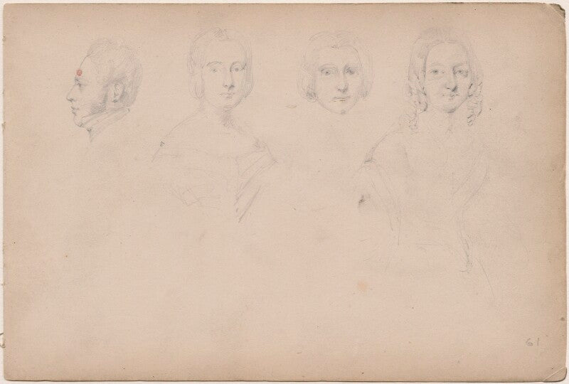 Four unknown sitters npg d23313(51)