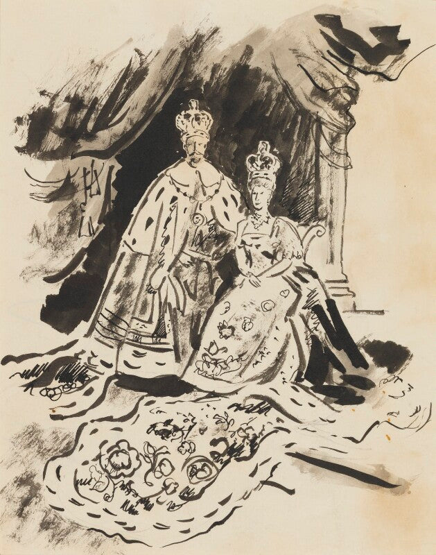 King george v; queen mary npg d3616