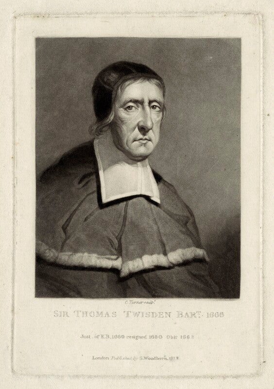 Sir thomas twisden, 1st bt npg d29883
