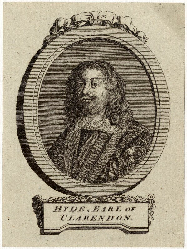 Edward hyde, 1st earl of clarendon npg d29842