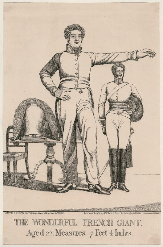 Louis jacques ('the wonderful french giant') npg d47089