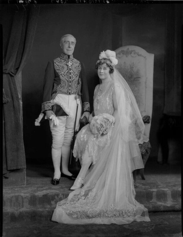 Charles bathurst, 1st viscount bledisloe; (alina kate) elaine (née jenkins), viscountess bledisloe npg x69552