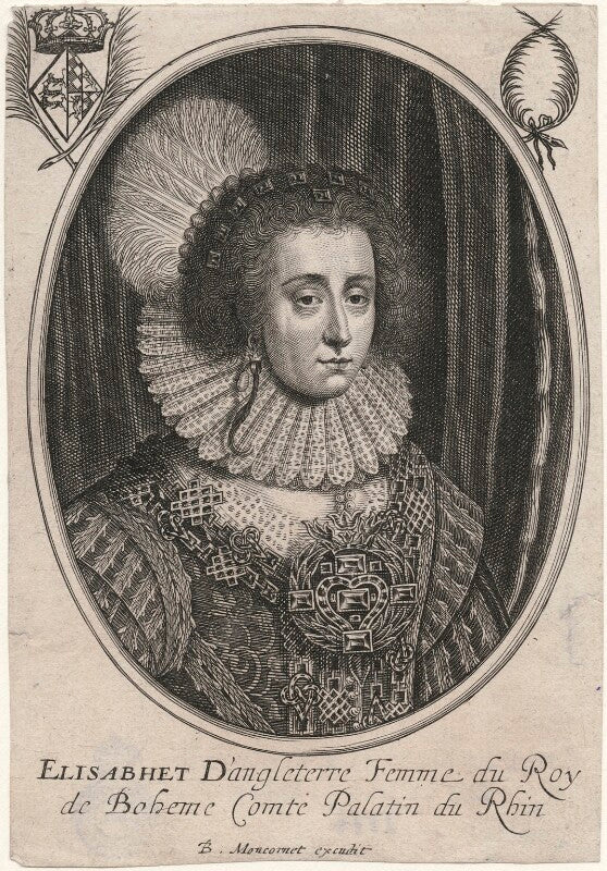 Princess elizabeth, queen of bohemia and electress palatine npg d18132