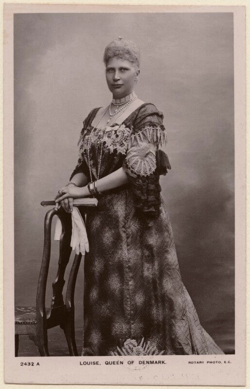 Louise, queen of denmark and princess of sweden npg x74395