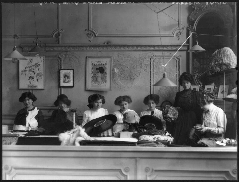 Millinery workrooms, maison lewis npg x104164