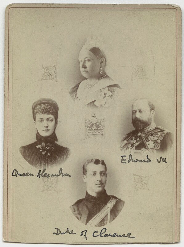 Queen victoria; queen alexandra; king edward vii; prince albert victor, duke of clarence and avondale npg x134931