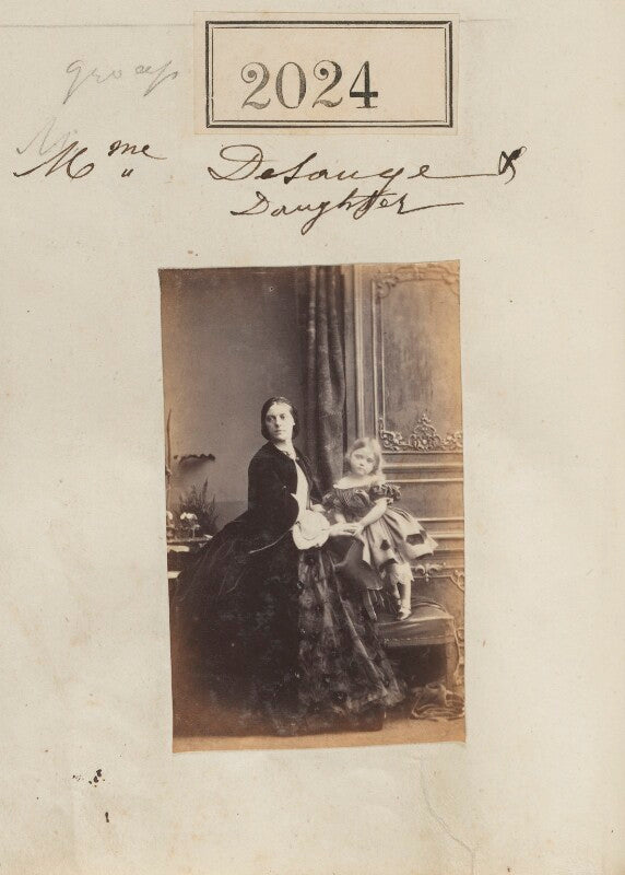 Madame desange with her daughter npg ax51414